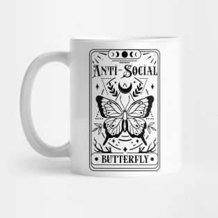 Anti-Social Butterfly Tarot Mug